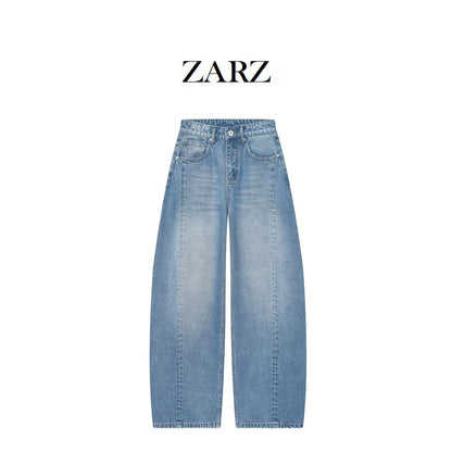 New Women's Fashion Classic Balloon Loose Jeans