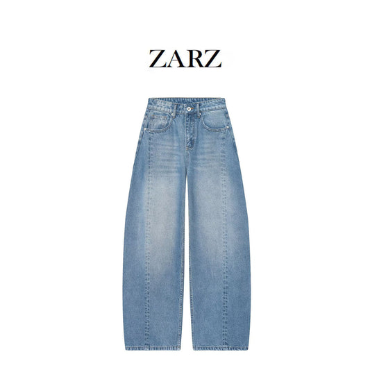 New Women's Fashion Classic Balloon Loose Jeans