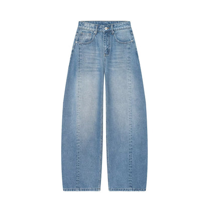 New Women's Fashion Classic Balloon Loose Jeans